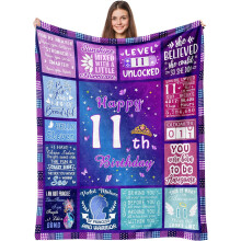 Sweet 16 Gifts for Girls – 60"x50" Birthday Blanket, Compatible with 16th Birthday Decorations & Gift Ideas