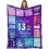 Sweet16Gifts για κορίτσια – Κουβέρτα γενεθλίων 60"x50", συμβατή με έφηβες κοπέλες, κόρες, 1