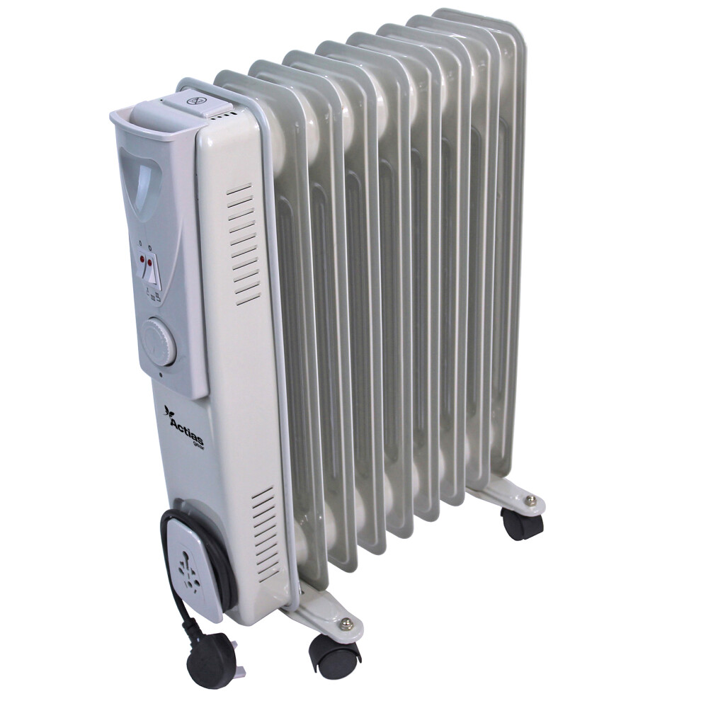 Actiasgear Oil Filled Portable Radiator 2000W Electric Heater