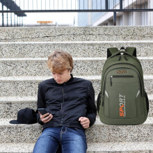 16" laptop-rygsæk – Slank forretningsrejsetaske til universitet, arbejde og udendørs brug – Stor kapacitet, kompatibel med 16" bærbare