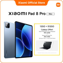 Xiaomi Pad 8 Pro Blue 12G RAM 512GO Snapdragon 8 Elite Processor