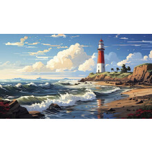 Wooden Jigsaw Puzzle Sea Landscape 300 Pieces