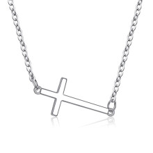 Colier cu pandantiv cruce, bijuterii de purtat zilnic, accesoriu de sărbători, colier stratificat pe tot parcursul anului pentru petreceri, piesă