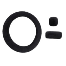 Faux Wool Steering Wheel Cover Black Compatible with Most