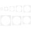 Plastic Circle Stencil Set 8 Pieces Reusable Geometry 1