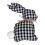 Easter Bunny Cloth Ornament Soft Adorable 14x12 cm Black 1
