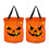 LED-beleuchteter Halloween-Eimer, Kürbis-Süßigkeitenkorb, orange 1
