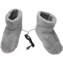Beheizbare Stiefel mit USB-Anschluss für unter 5 Dollar! Wiederaufladbare, warme Hausschuhe für Damen und Herren, kompatibel mit USB-Stromquellen.