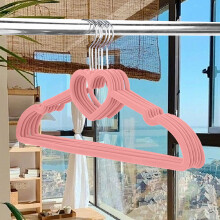 Under $5 Velvet Hangers - Non-Slip Suit Hangers Felt Hangers - Clothes Hangers Space Saving for Pants, Coats, Shirts & More