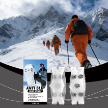 5-Prong Ice Cleats for Winter Walking and Hiking