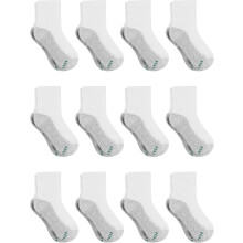 Chaussettes pour garçons, double épaisseur, rembourrées et invisibles, paquets de 12 paires
