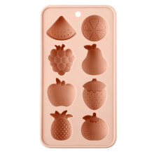 Fruit-Shaped Silicone Ice Cube Tray – Grapes, Apple, Pineapple, Watermelon, Pear – BPA Free, Compatible with Fairly Odd Novelties