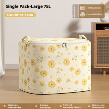 Sacs de rangement en tissu à fermeture éclair, réutilisables et pliables, lot de 6