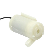 Bomba de agua sumergible para fuente con motor sin escobillas, mini, ultra silenciosa, de 2,5-6 V CC (1 bomba de agua sumergible mini).