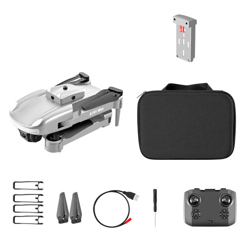 K105 Max Drone: 4K HD Dual Camera, Omnidirectional Obstacle Avoidance, Folding, Altitude Hold & Headless Mode