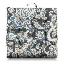 Boho Meditation Mat, Paisley Square Floor Pillow for Sitting Comfort and Meditation Practice 22 x 22