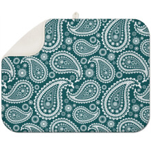 Boho dish drying mat 18x24 Inch with thick microfiber layers, highly absorbent and foldable, great for home and small kitchens