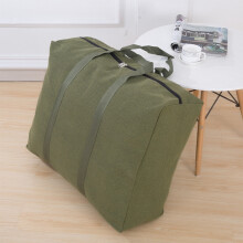 Large Waterproof Moving Storage Bag - Heavy Duty Shoulder Bag for Clothes, Bedding, Seasonal Organizer, Travel & Home Use(Green,L)