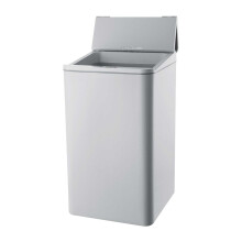 Multifunctional Stainless Steel Trash Can with Lid, Recycle Bin, Deodorizer Compartment, Odor-Proof & Fingerprint Resistant