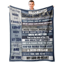 Auntie’s Gift Blanket for Nephew (60"x50") – Birthday, Christmas, Graduation – "Best Nephew Ever" Design