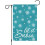 Σημαία Κήπου με Νιφάδες Χιονιού Let It Snow 12,5x18 ίντσες Διπλής Όψης 1