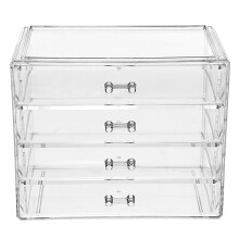 Vitrine cosmétique en acrylique transparent (1 pièce)