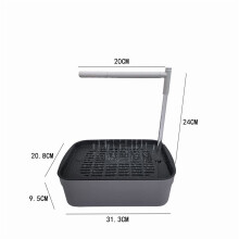 Automatisches, solarbetriebenes Vogelbad für Papageien, Nymphensittiche und Finken – Tragbare Garten- und Terrassendekoration, geeignet für