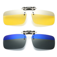 BE-TOOL2Pack Polariserede Solbriller Klips Brille Klips Polariseret Lins Solskærm Nattesyn Kørsel