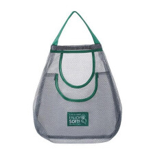 Sac de rangement suspendu en filet respirant Ă fixation murale