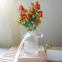 Realistic Artificial Pomegranate Branch & Bouquet for Home, Party, Wedding Table Decor