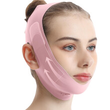Masque contour du visage en V pour affiner le menton et la mâchoire