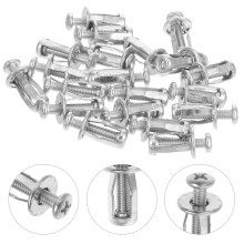 Hollow Door Anchors Silver Lantern Shape 20 Set