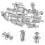 Hollow Door Anchors Silver Lantern Shape 20 Set 1