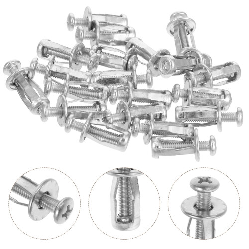 Hollow Door Anchors Silver Lantern Shape 20 Set