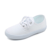 Kids Slip-On Sneakers White Size 5
