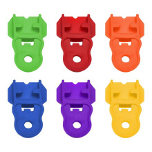 Seebee Lot de 6 ouvre-boîtes faciles à utiliser, ouvre-canettes à bords souples avec couvercle intégral et protection pour languette –