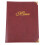 Rotes PU-Restaurant-Speisekartenbuch, robust, schlichtes Design, 1 Stück 1