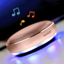 Portable Bluetooth Shower Speaker with Flashing Lights, TWS Stereo, 30ft Range—Compatible with iPhone/Android