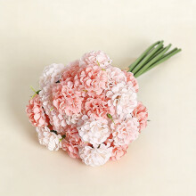 Bouquet d'hortensias artificiels en soie, fausse composition florale