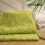 Brushed Rabbit Fur Fabric Green 36x63 Inch 1