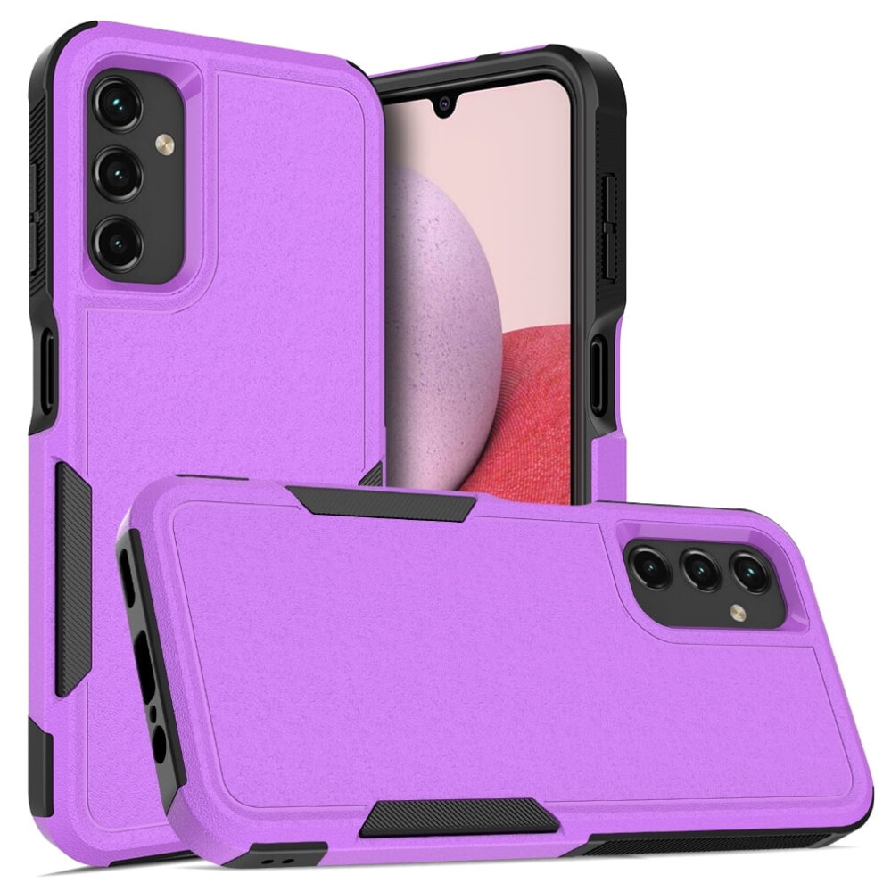 Defender Case For Samsung Galaxy A14 4G/5G – Heavy Duty, Dustproof, Shockproof, Non-Slip, Purple 9489952996110