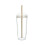 Pot en verre transparent avec paille – 1 pièce 1