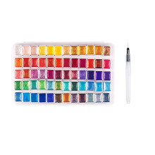 Professional Watercolor Paint Set, Pearl Pigment Art Supplies for Artists, High Transparency and Lightfastness Painting Kit