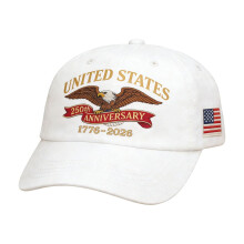 Casquette de baseball brodée patriotique, taille ajustable