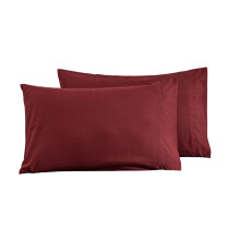Taies d'oreiller de corps en velours respirant, longueur totale, lot de 2