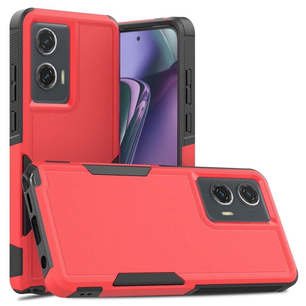 Defender Case For Motorola Moto G Stylus 5G 2024 (6.7") Â Rugged, Dustproof, Shockproof, Non-Slip, Red 9489952994321
