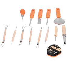 14Pcs Stainless Steel Pumpkin Carving Tool Set with Storage Bag