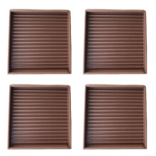 BE-TOOL 4PCS Floor & Furniture Protective Pads, Rubber Floor Anti-Slip Protectors, Chair Table Slipping Protective Feet