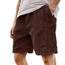 Sportiga shorts för män, vandringsshorts för män, 13 cm innerbenslängd, cargoshorts med resår i midjan, sommarstrandshorts, sommarkläder,