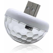 Tragbare LED-Diskokugel-Auto-Stimmungsleuchte, USB-betrieben